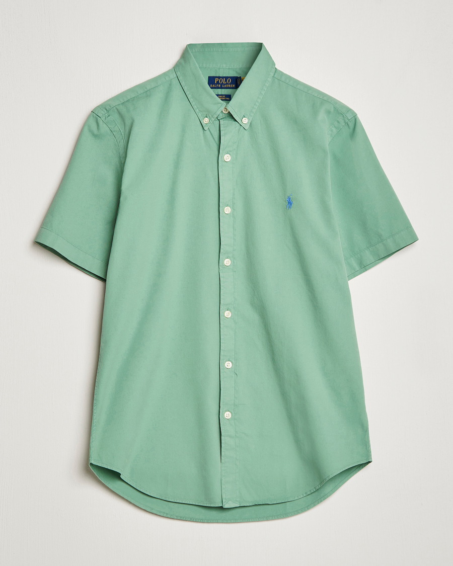 Herr | Skjortor | Polo Ralph Lauren | Twill Short Sleeve Shirt Faded Mint