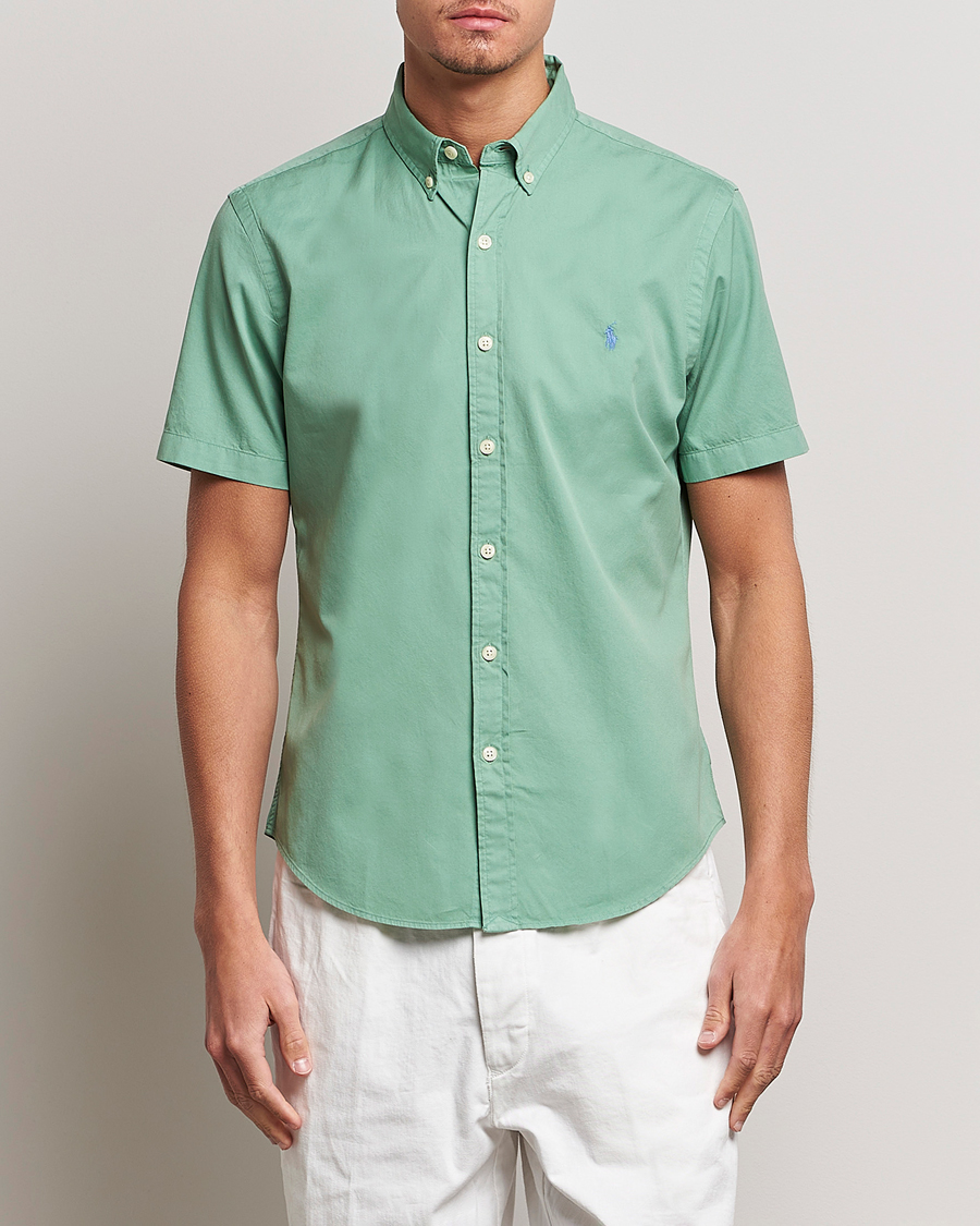 Herr | Kortärmade skjortor | Polo Ralph Lauren | Twill Short Sleeve Shirt Faded Mint