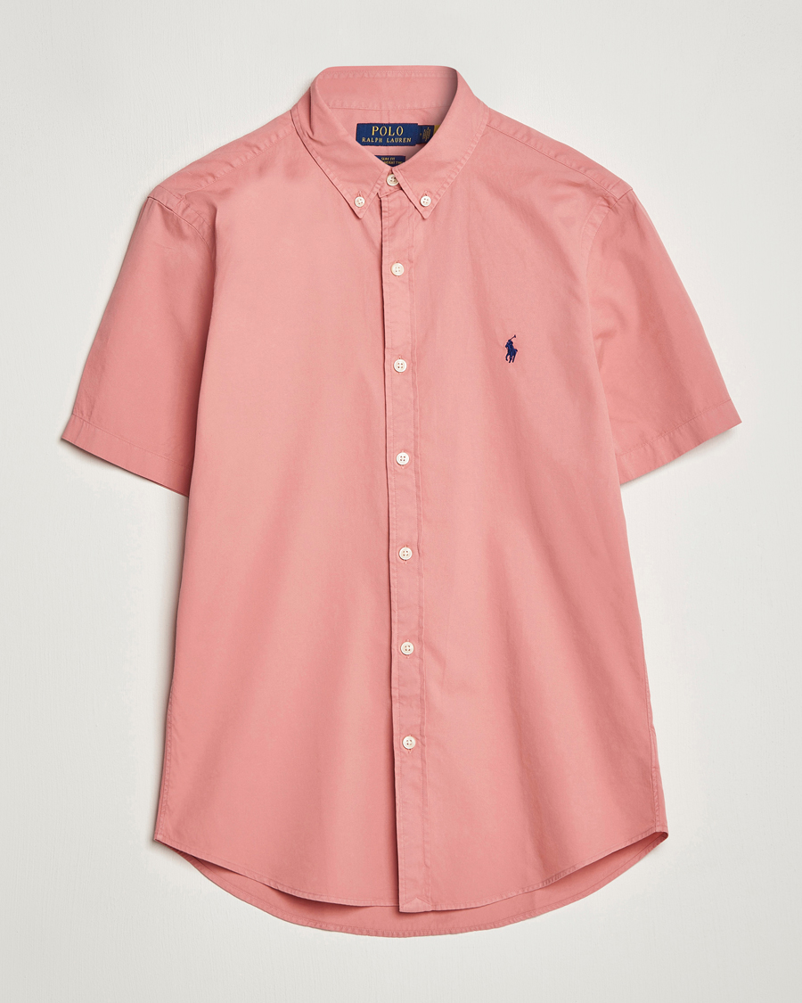 Herr | Skjortor | Polo Ralph Lauren | Twill Short Sleeve Shirt Desert Rose