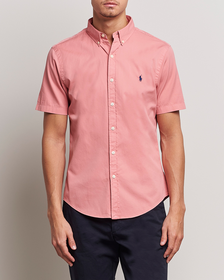Herr | Kortärmade skjortor | Polo Ralph Lauren | Twill Short Sleeve Shirt Desert Rose