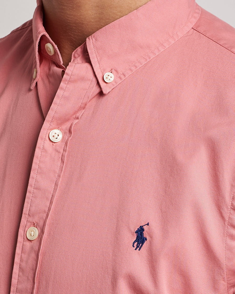 Herr | Skjortor | Polo Ralph Lauren | Twill Short Sleeve Shirt Desert Rose