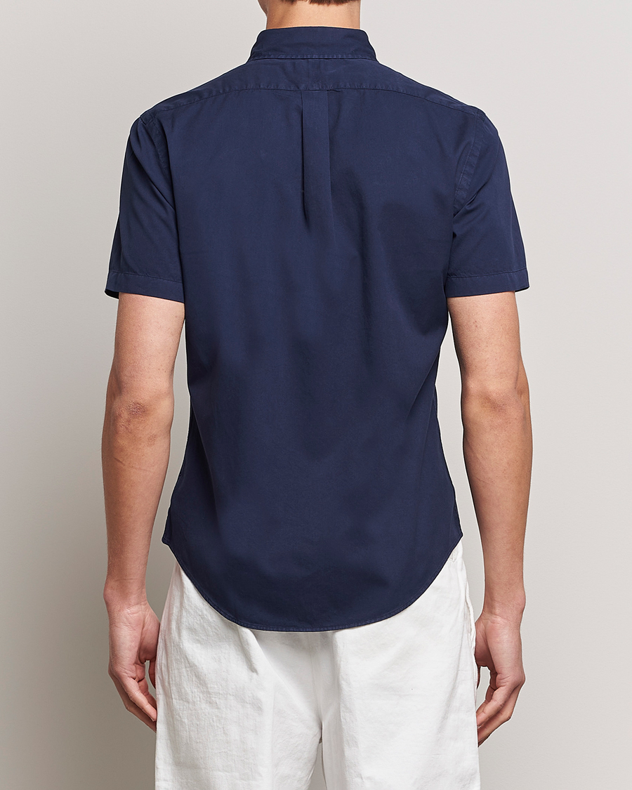 Herr | Skjortor | Polo Ralph Lauren | Twill Short Sleeve Shirt Newport Navy
