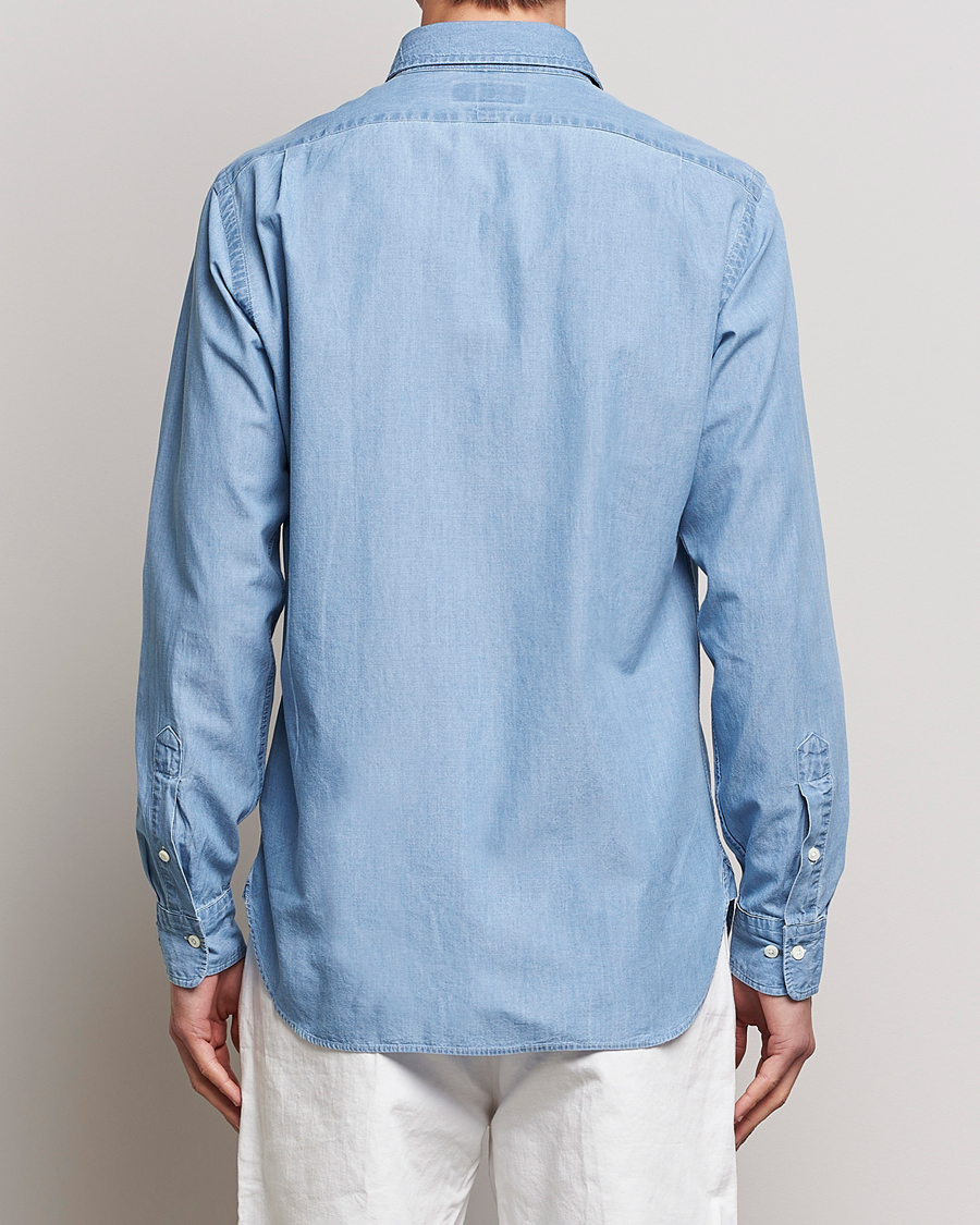 Herr | Skjortor | Polo Ralph Lauren | Custom Fit Denim Dress Shirt French Blue