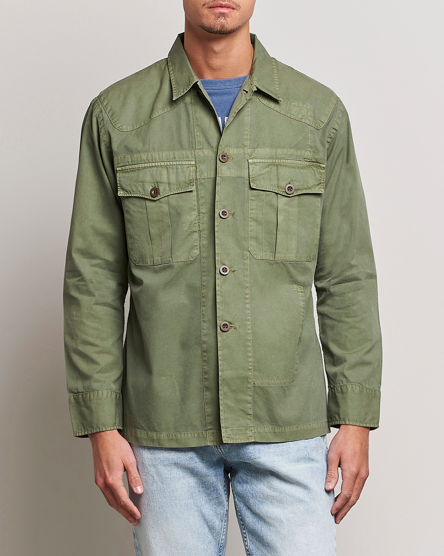 Herr | Jackor | Polo Ralph Lauren | Twill Pocket Shirt Jacket Olive