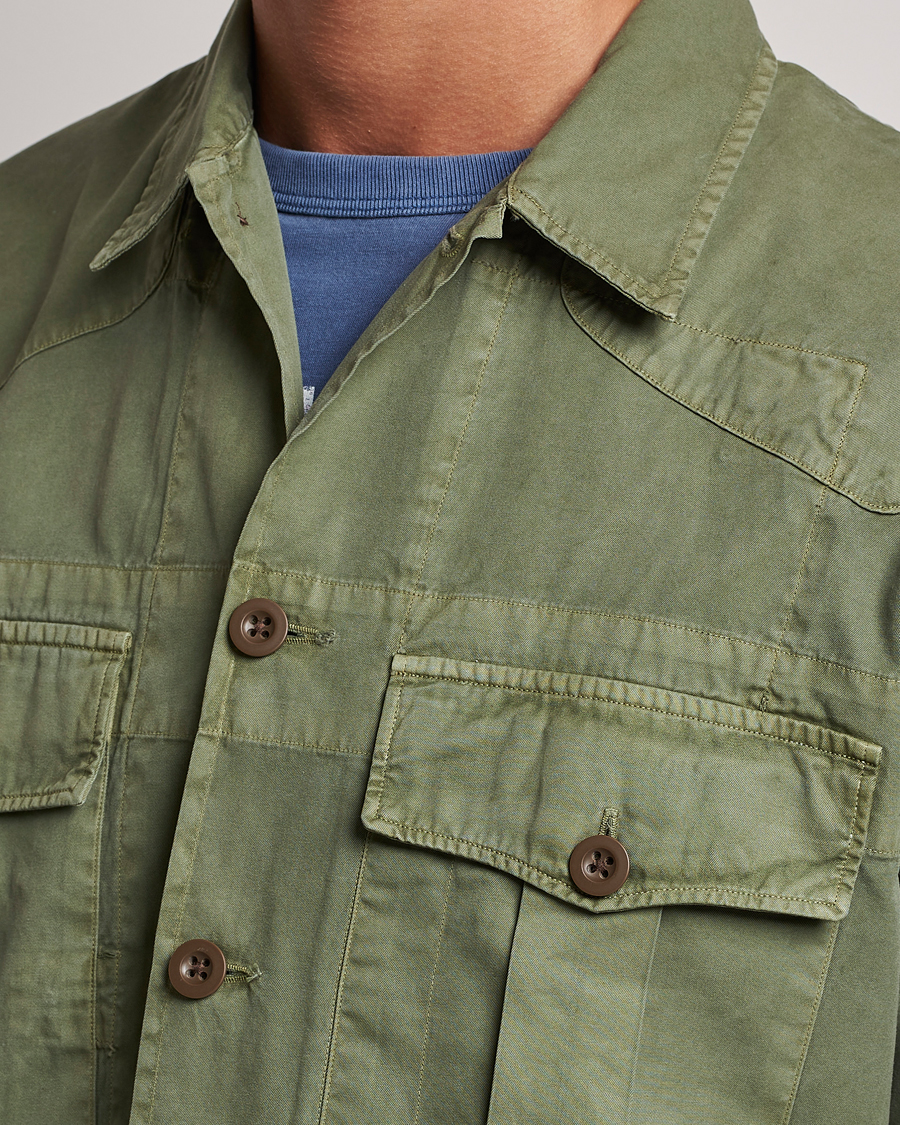 Herr | Jackor | Polo Ralph Lauren | Twill Pocket Shirt Jacket Olive