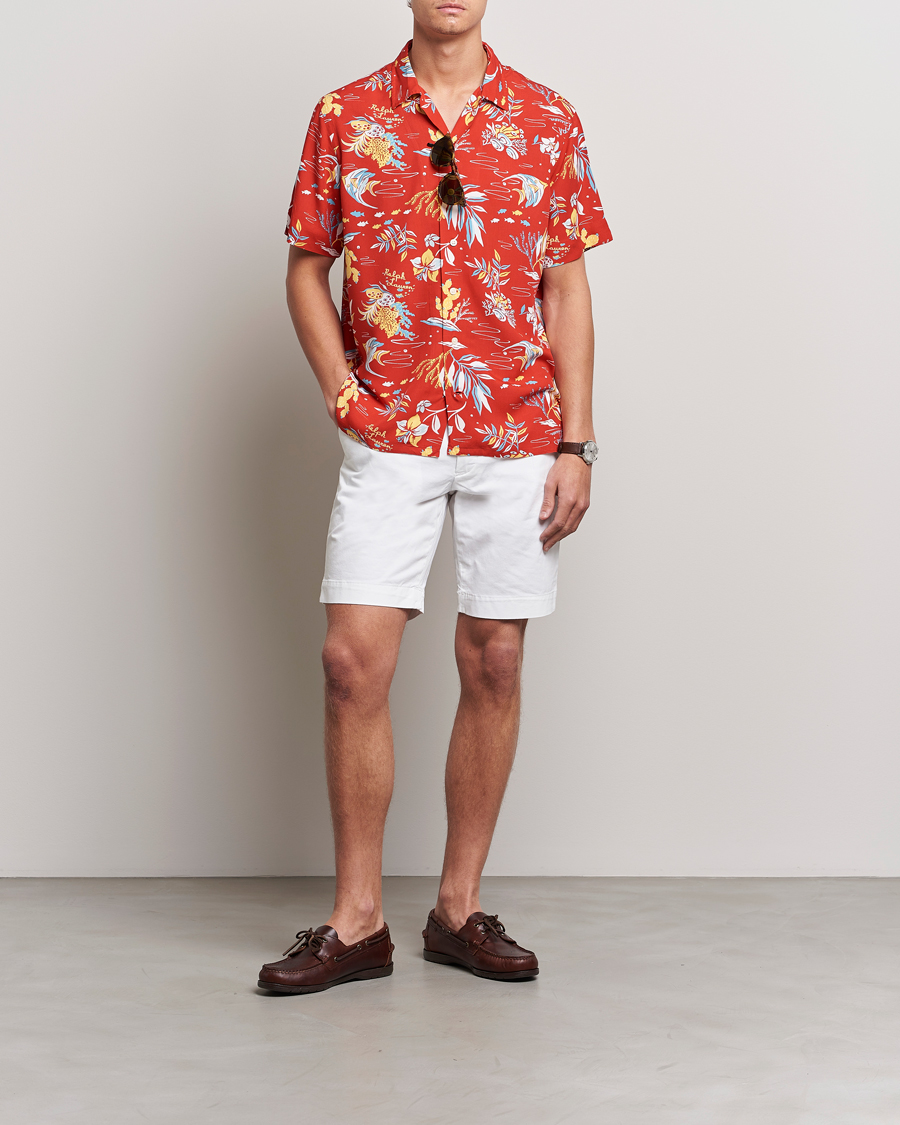 Herr | Skjortor | Polo Ralph Lauren | Printed Flower Short Sleeve Shirt Sun Sand Surf