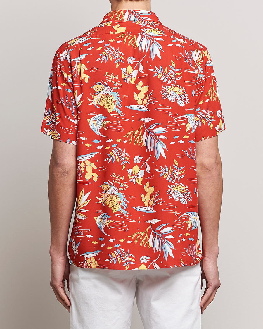 Herr | Skjortor | Polo Ralph Lauren | Printed Flower Short Sleeve Shirt Sun Sand Surf