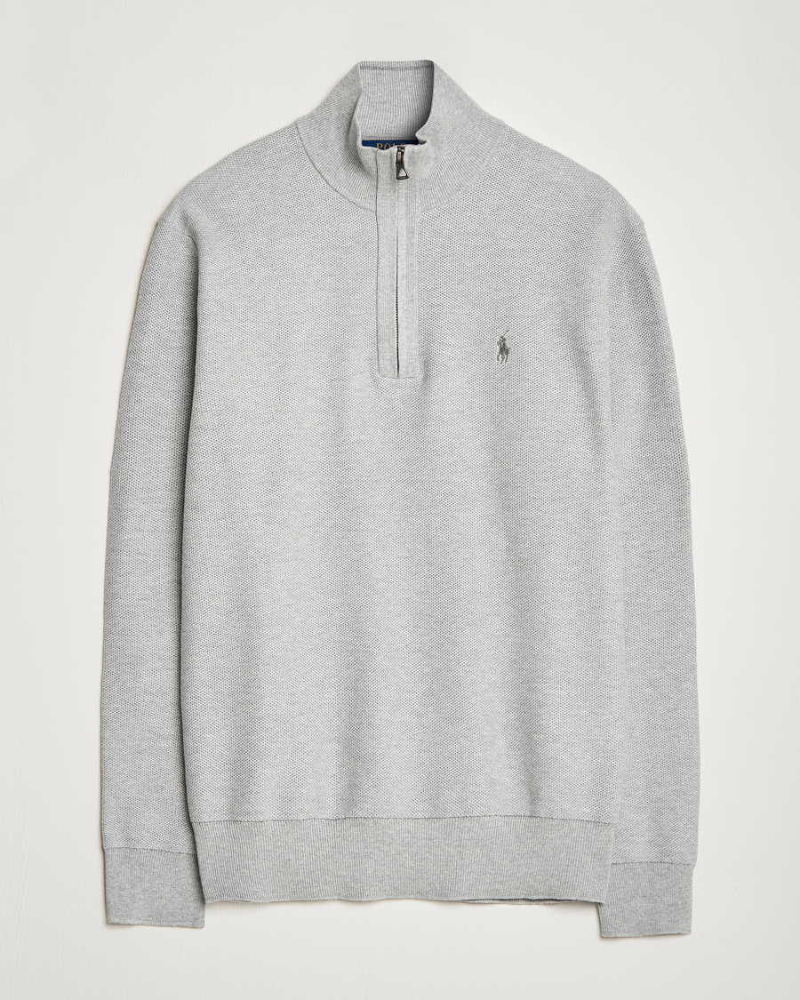 Herr | Tröjor | Polo Ralph Lauren | Textured Half-Zip Andover Heather