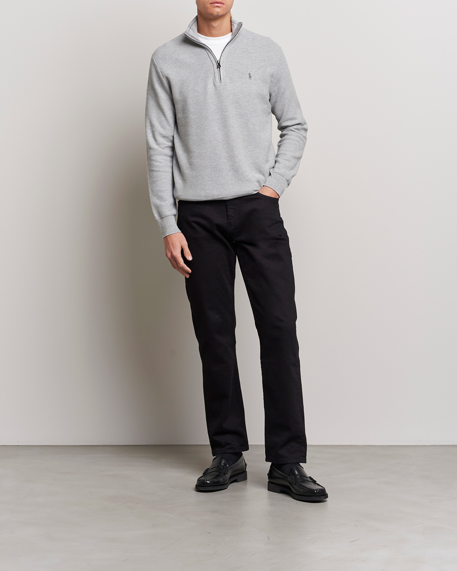 Herr | Tröjor | Polo Ralph Lauren | Textured Half-Zip Andover Heather