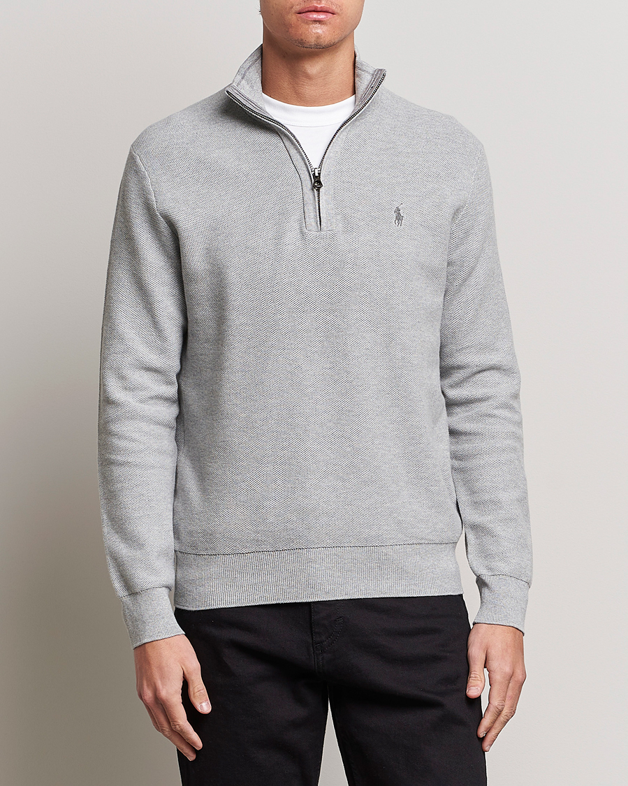 Herr | Tröjor | Polo Ralph Lauren | Textured Half-Zip Andover Heather