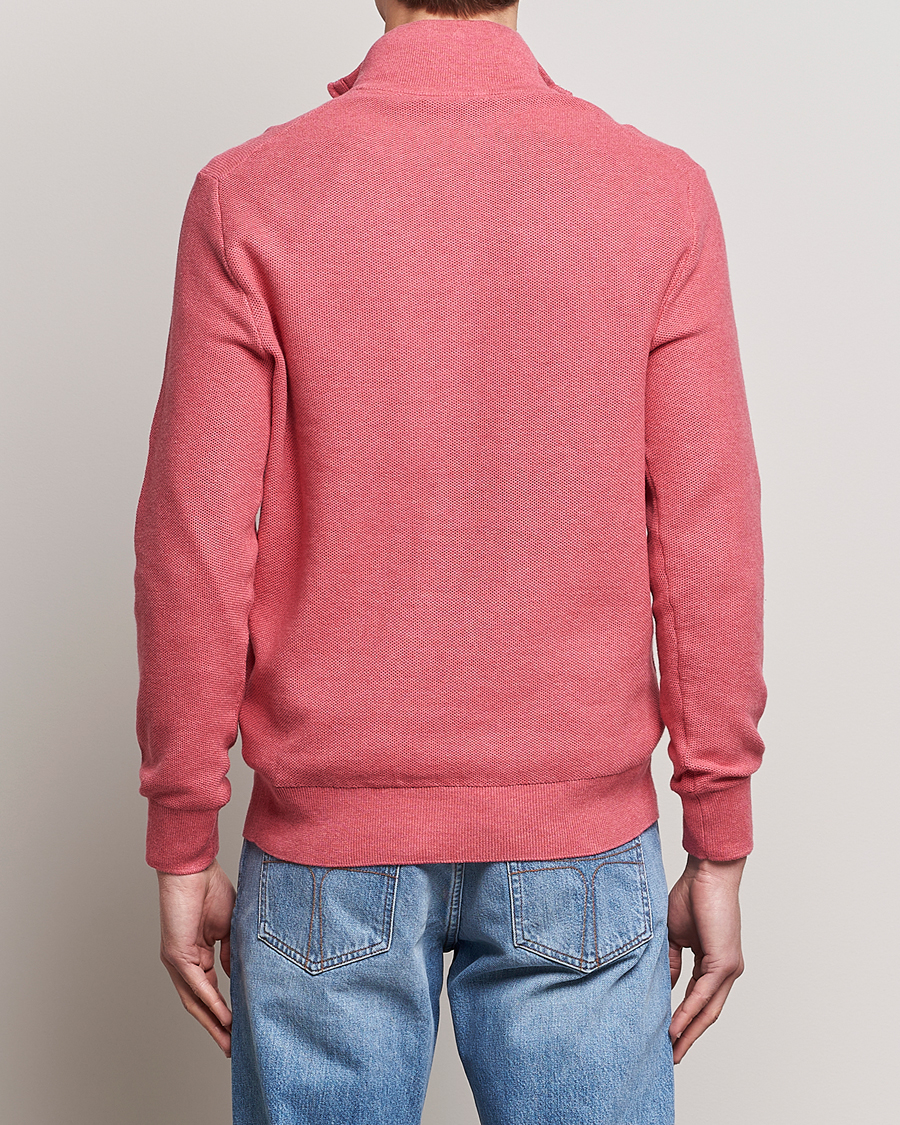 Herr | Tröjor | Polo Ralph Lauren | Textured Half-Zip Red Sky Heather