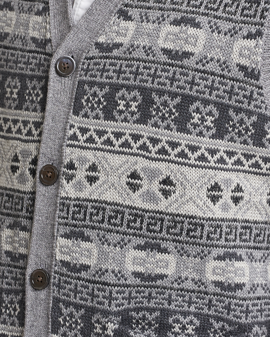 Herr | Tröjor | Polo Ralph Lauren | Knitted Fairisle Vest Grey