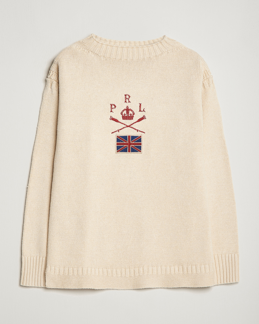 Herr | Tröjor | Polo Ralph Lauren | Knitted Anchor Sweater Cream