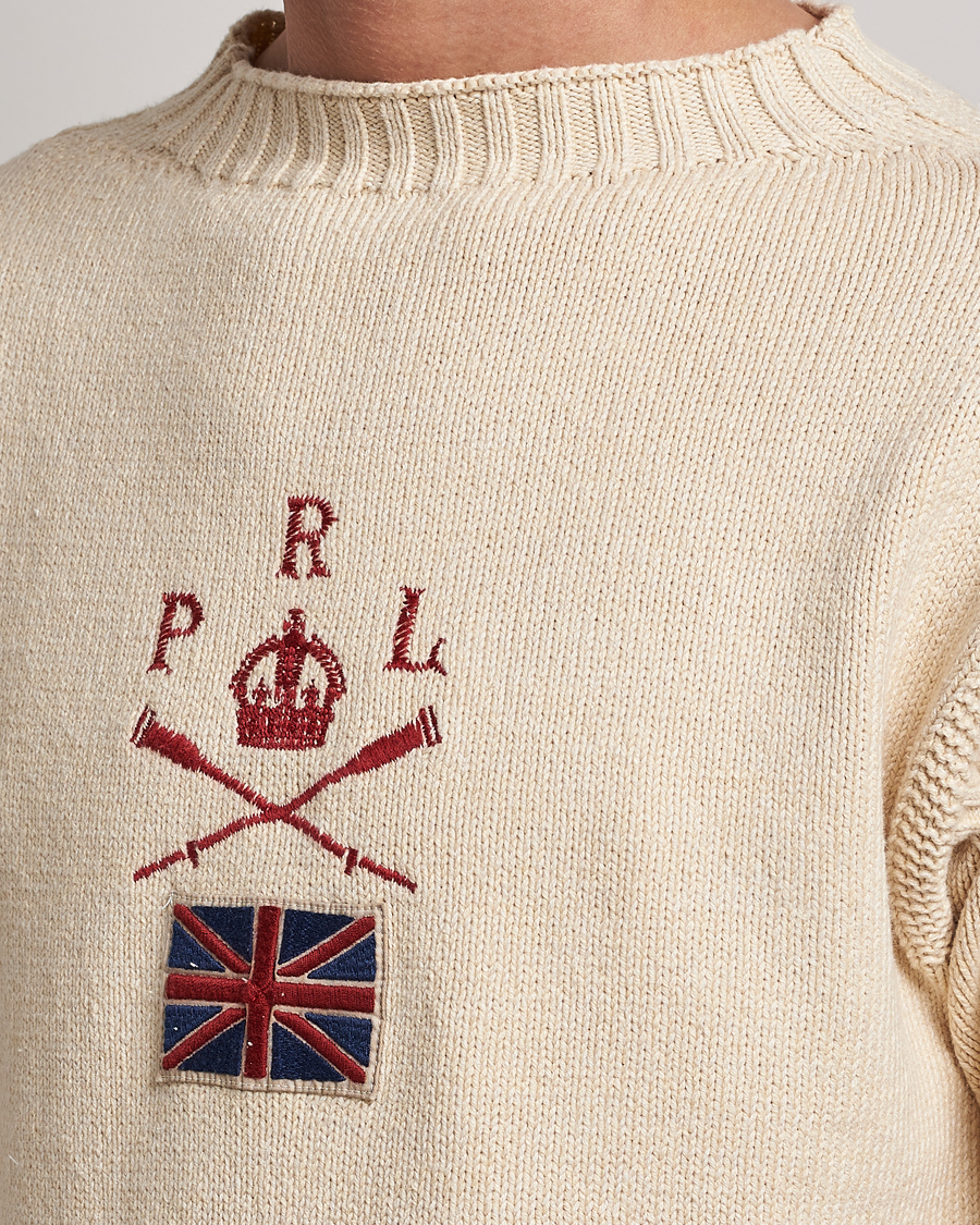 Herr | Tröjor | Polo Ralph Lauren | Knitted Anchor Sweater Cream