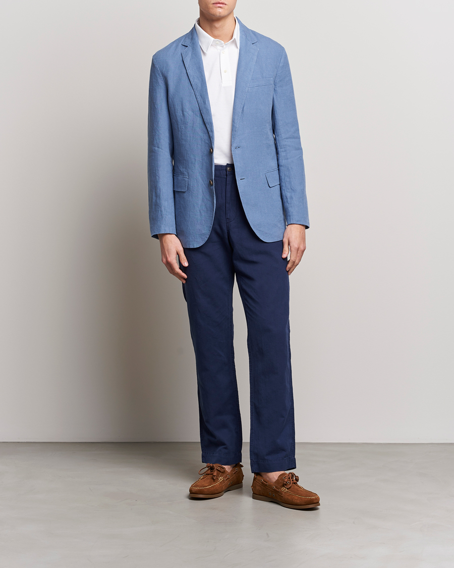 Herr | Byxor | Polo Ralph Lauren | Cotton/Linen Bedford Chinos Newport Navy