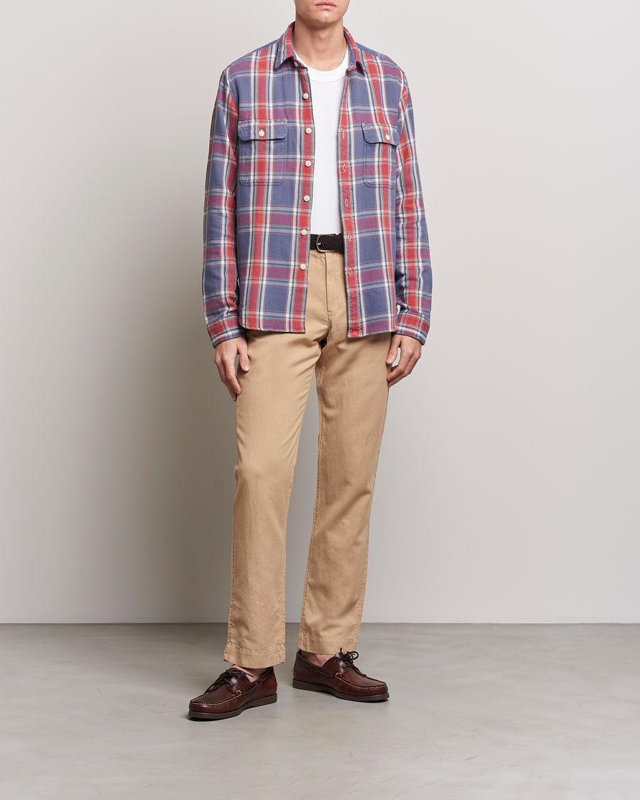 Herr | Byxor | Polo Ralph Lauren | Cotton/Linen Bedford Chinos Vintage Khaki