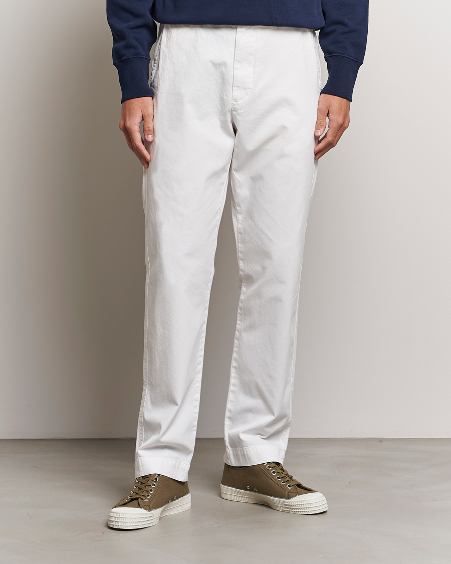 Herr | Rea kläder | Polo Ralph Lauren | Salinger Twill Pants Deckwash White