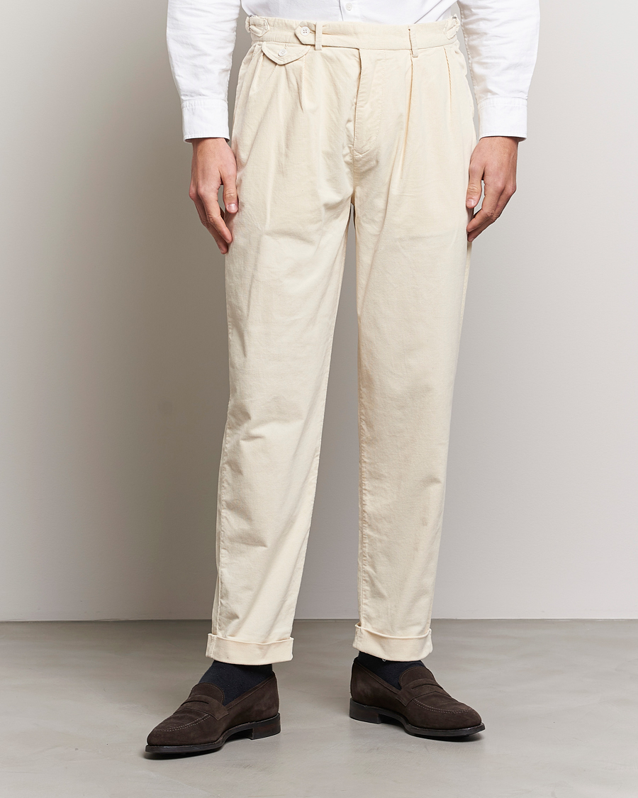 Herr | Byxor | Polo Ralph Lauren | Corduroy Tennis Trousers Guide Cream