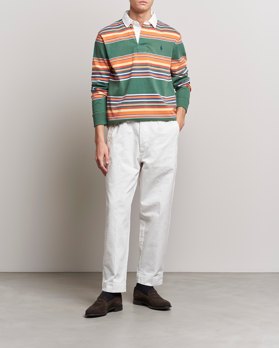 Herr | Byxor | Polo Ralph Lauren | Rustic Twill Officer Trousers Deckwash White
