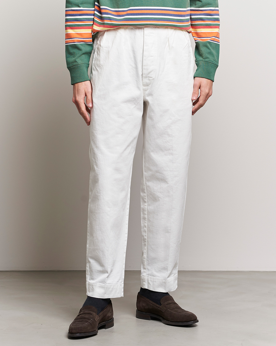 Herr |  | Polo Ralph Lauren | Rustic Twill Officer Trousers Deckwash White