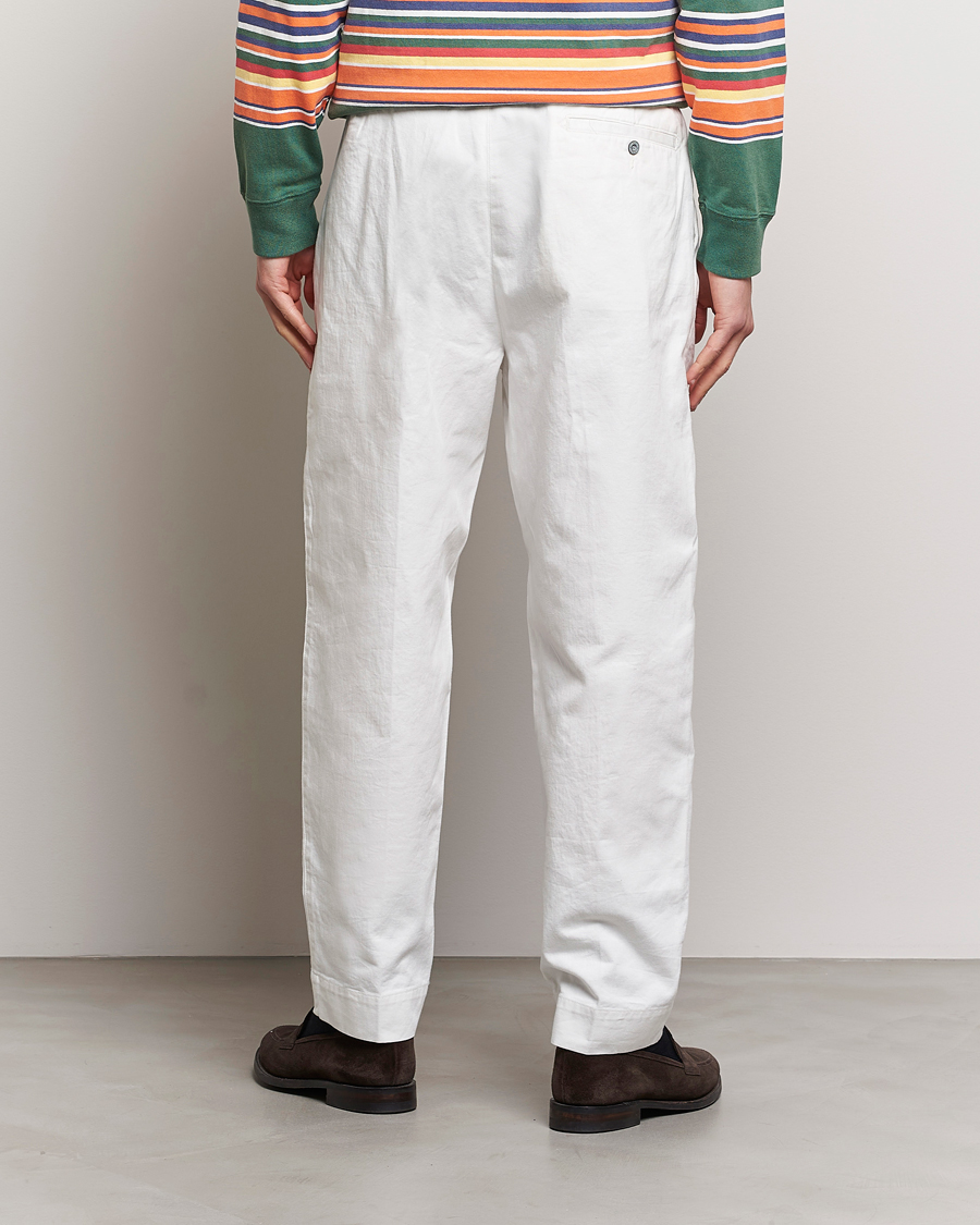 Herr | Byxor | Polo Ralph Lauren | Rustic Twill Officer Trousers Deckwash White