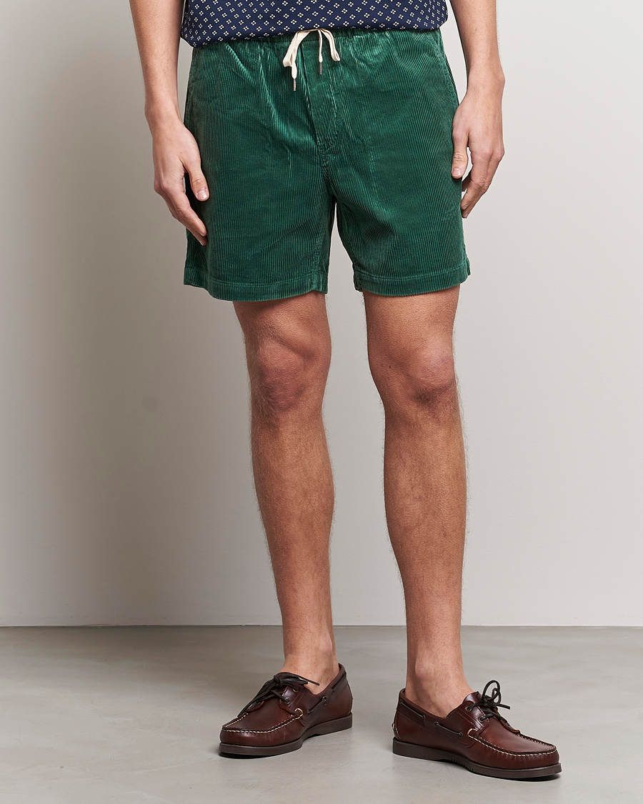Herr | Shorts | Polo Ralph Lauren | Prepster Corduroy Drawstring Shorts Washed Forest