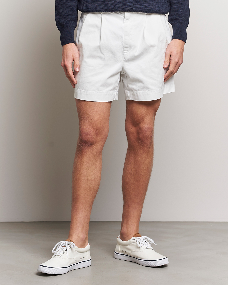 Herr | Shorts | Polo Ralph Lauren | Twill Pleated Regatta Shorts Deckwash White