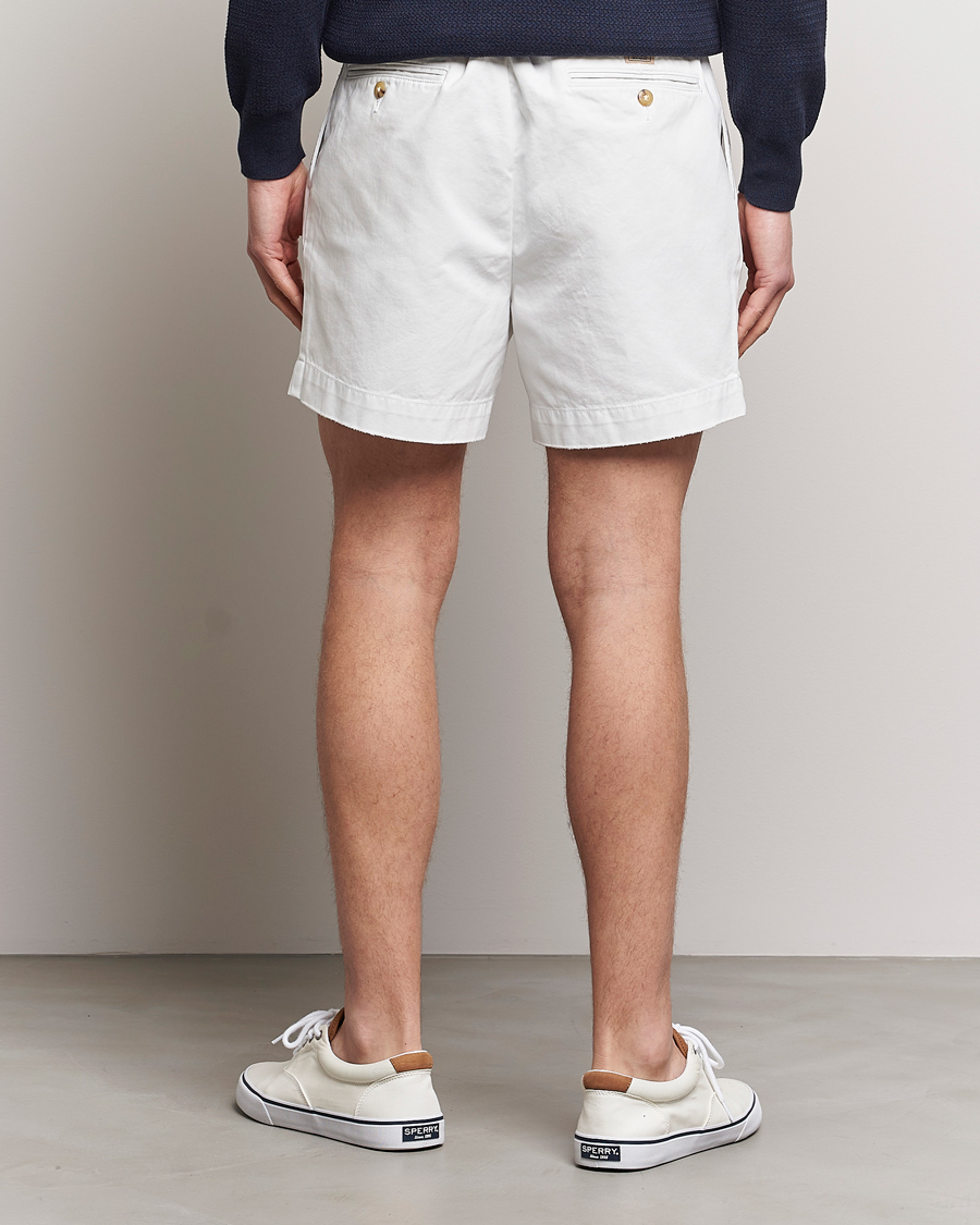 Herr | Shorts | Polo Ralph Lauren | Twill Pleated Regatta Shorts Deckwash White