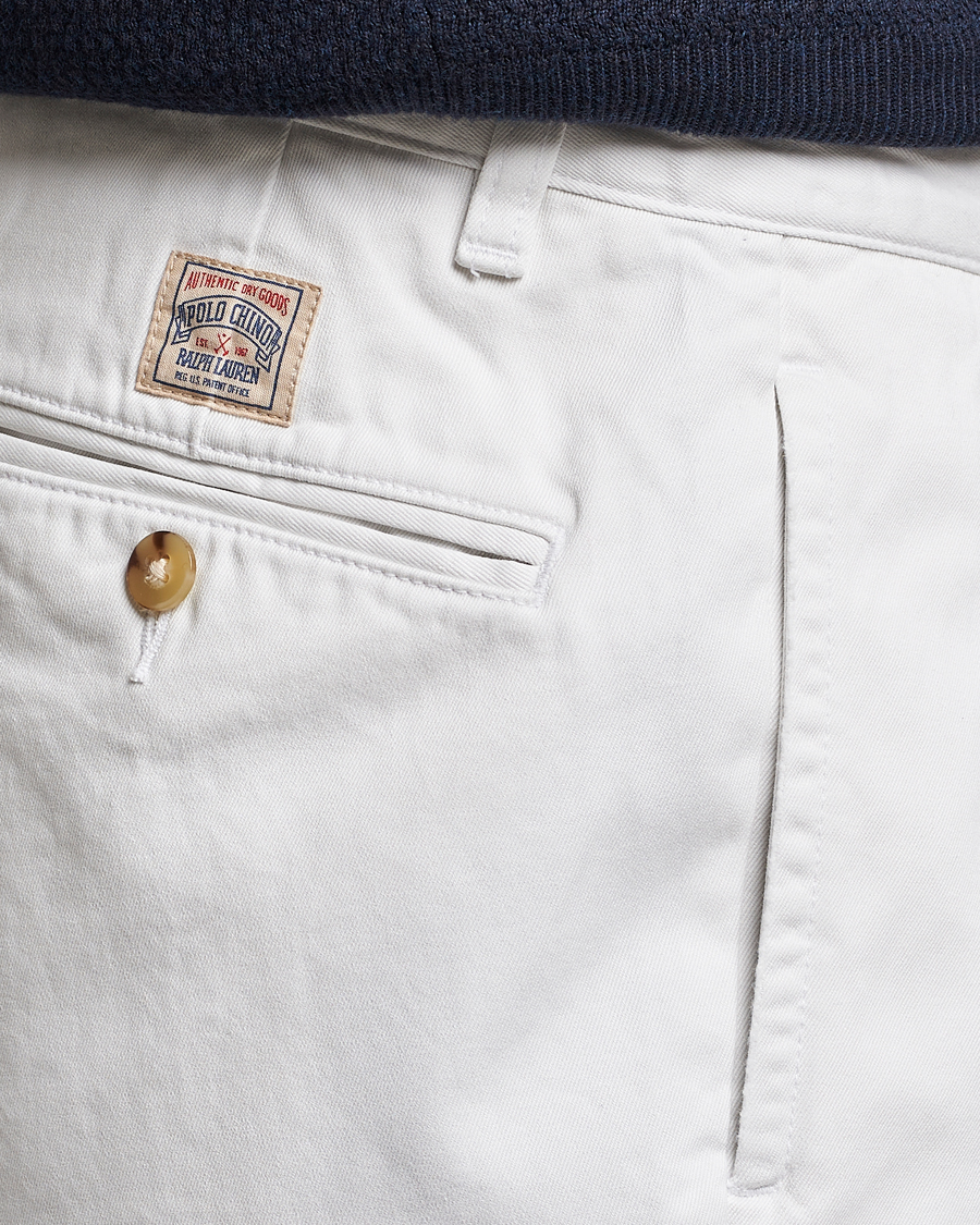 Herr | Shorts | Polo Ralph Lauren | Twill Pleated Regatta Shorts Deckwash White