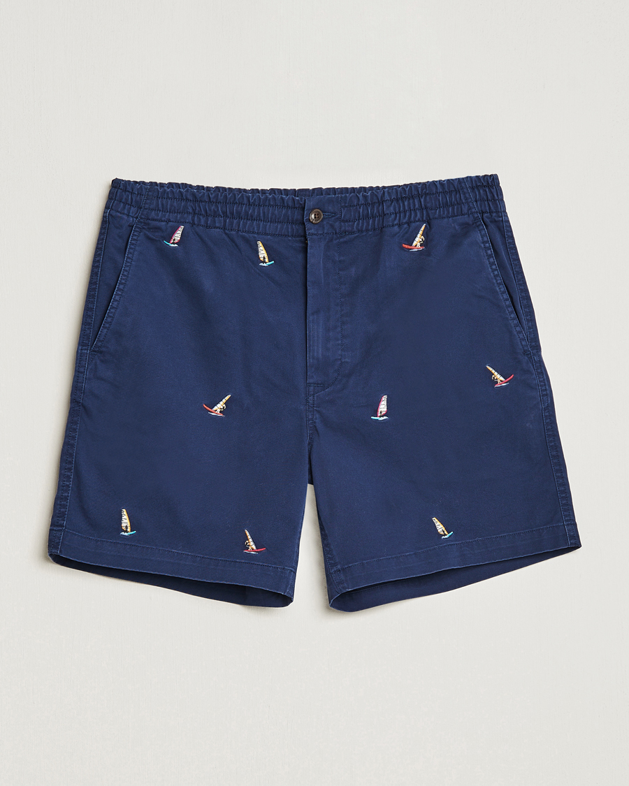 Herr | Shorts | Polo Ralph Lauren | Prepster Printed Twill Drawstring Shorts Navy
