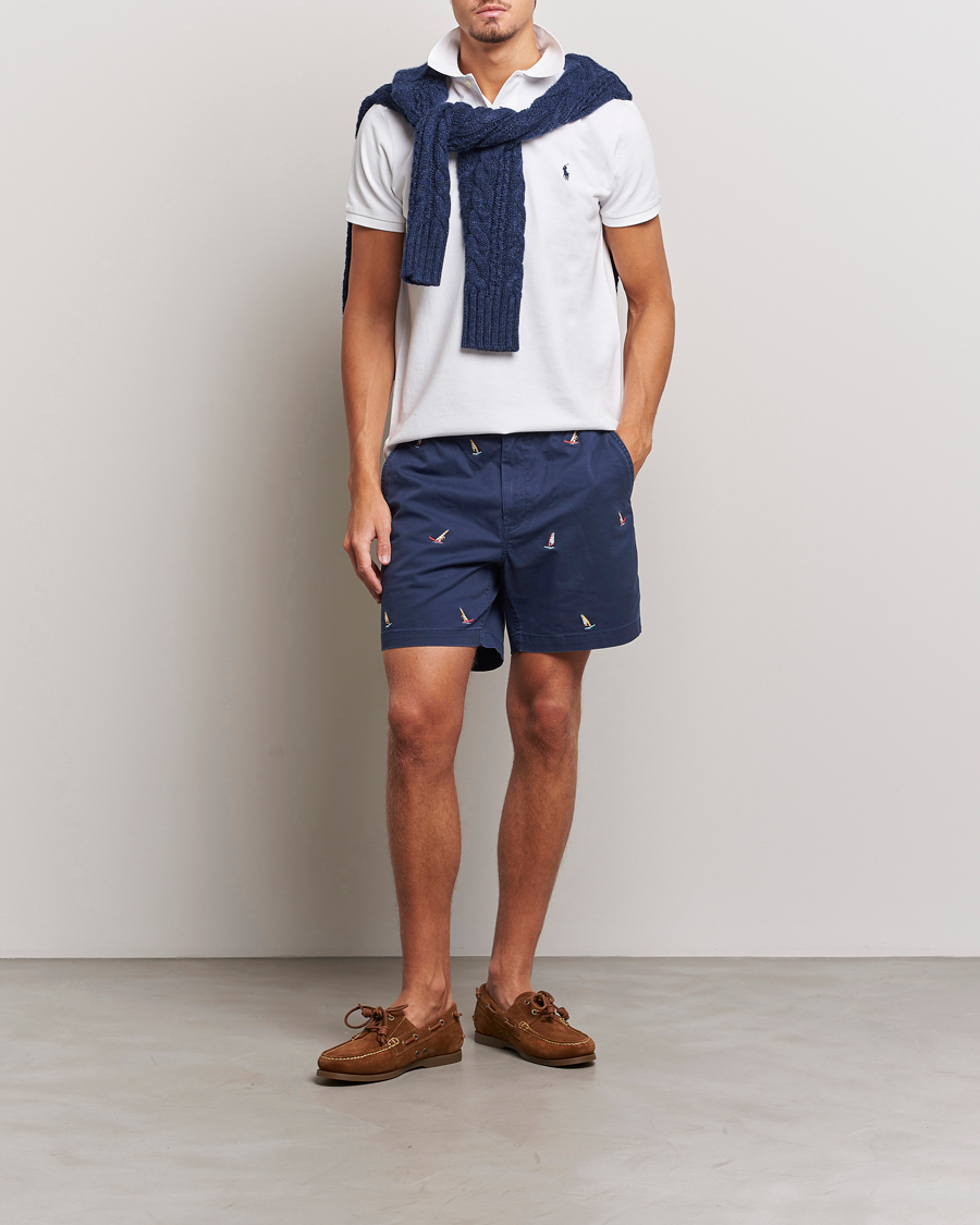 Herr | Shorts | Polo Ralph Lauren | Prepster Printed Twill Drawstring Shorts Navy
