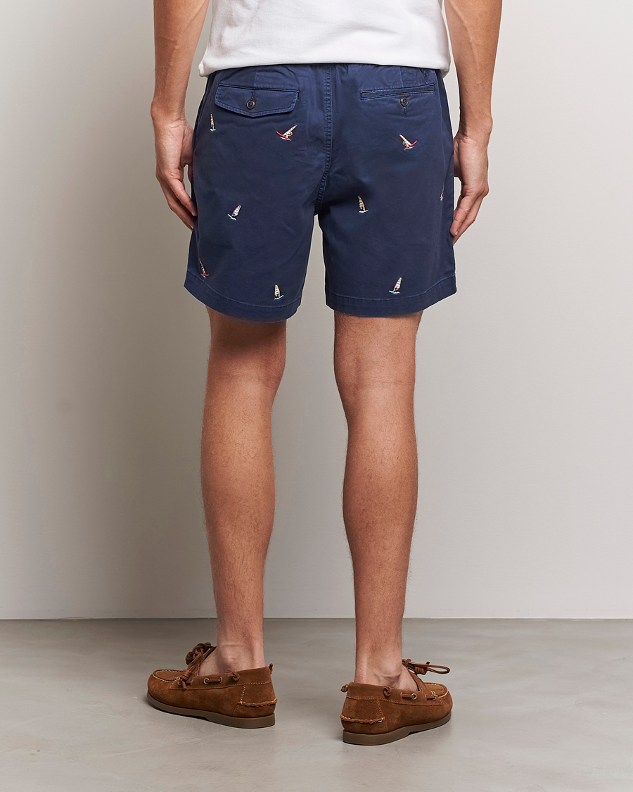 Herr | Shorts | Polo Ralph Lauren | Prepster Printed Twill Drawstring Shorts Navy