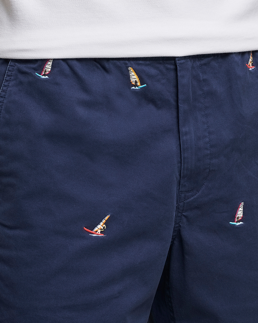Herr | Shorts | Polo Ralph Lauren | Prepster Printed Twill Drawstring Shorts Navy