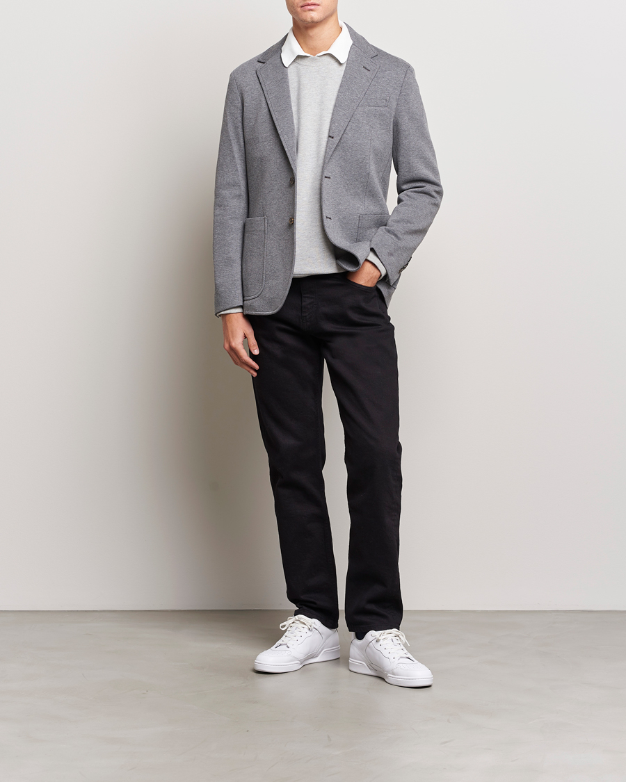 Herr | Kavajer | Polo Ralph Lauren | Double Knit Jersey Blazer Medium Grey Heather