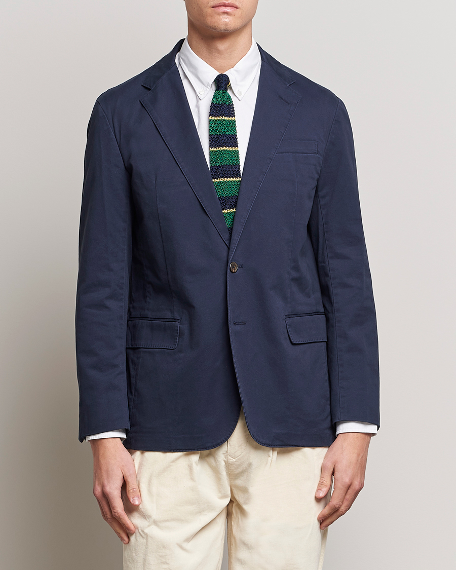 Herr | Bomullskavajer | Polo Ralph Lauren | Cotton Stretch Sportcoat Nautical Ink