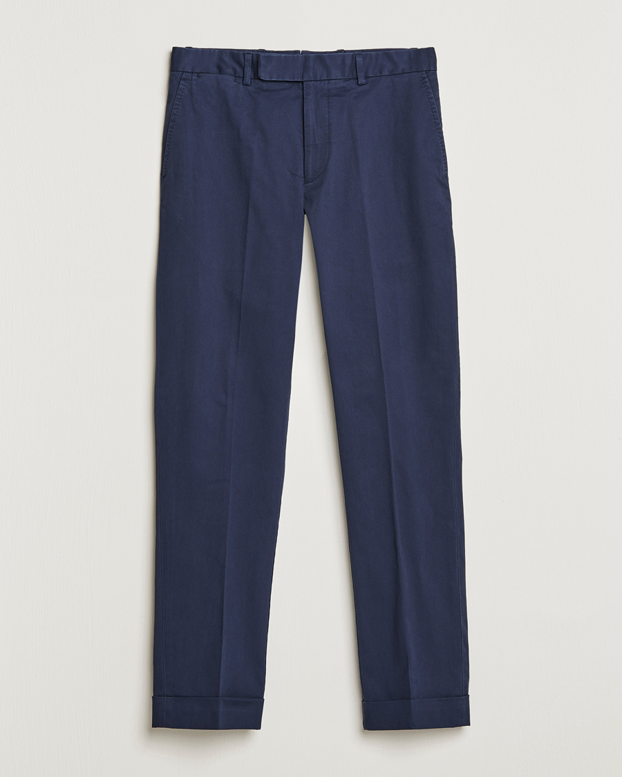 Herr | Byxor | Polo Ralph Lauren | Cotton Stretch Trousers Nautical Ink
