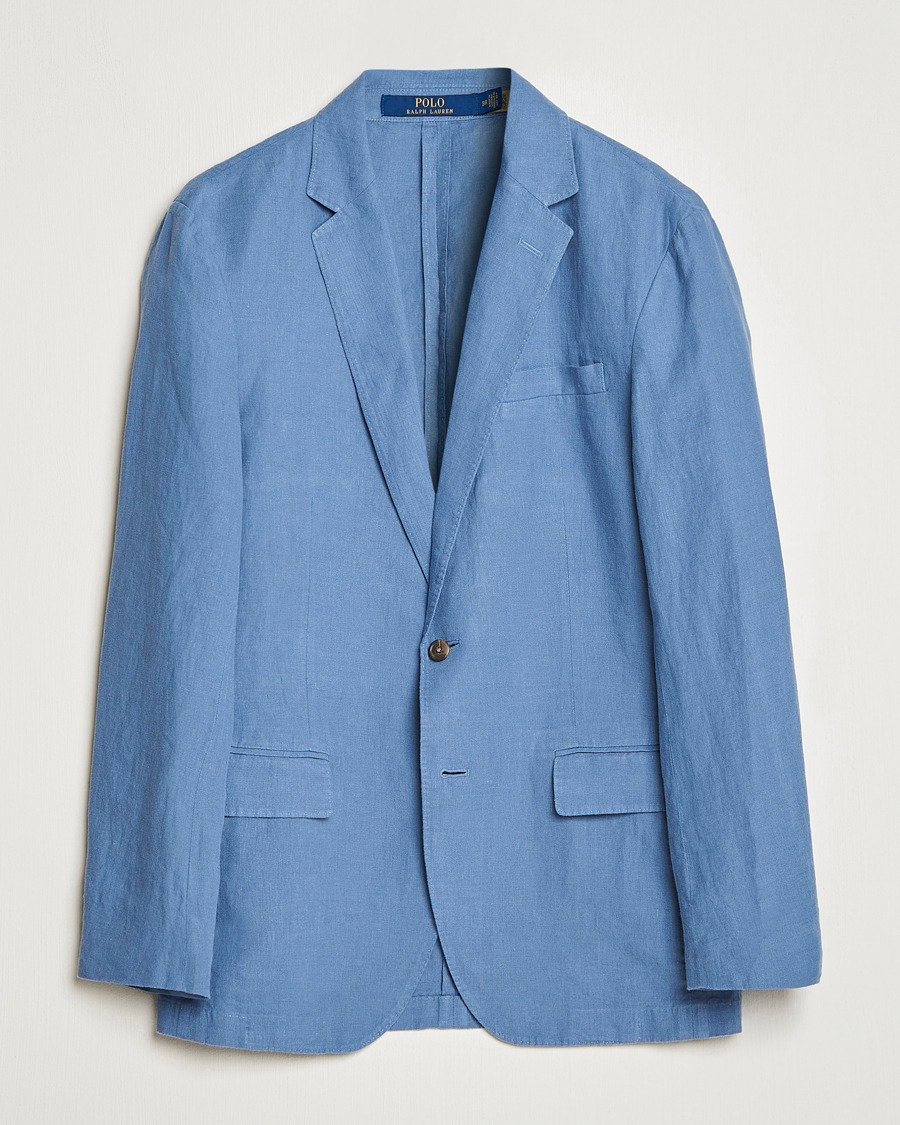 Herr | Kavajer | Polo Ralph Lauren | Linen Sportcoat Carson Blue