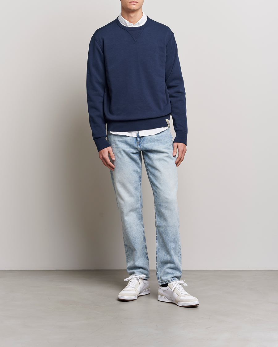 Herr | Tröjor | Polo Ralph Lauren | Vintage Fleece Crew Neck Sweatshirt Cruise Navy