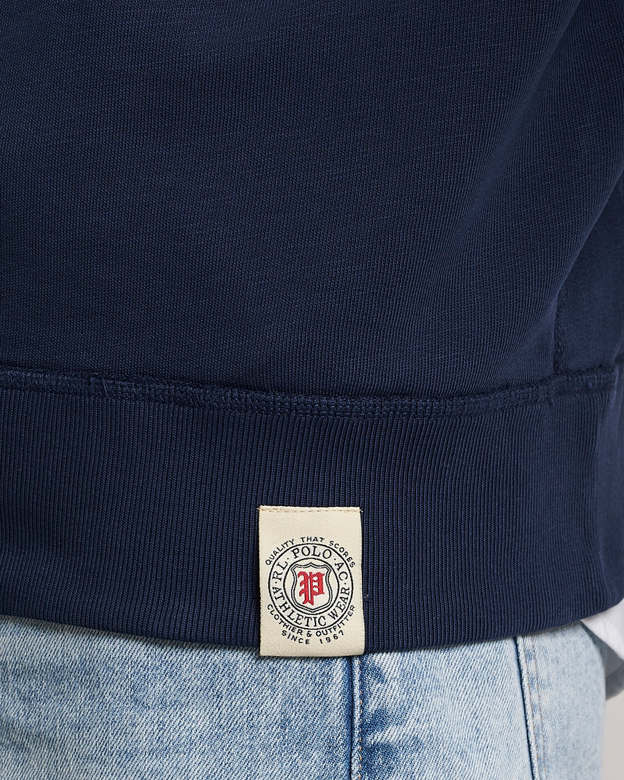 Herr | Tröjor | Polo Ralph Lauren | Vintage Fleece Crew Neck Sweatshirt Cruise Navy