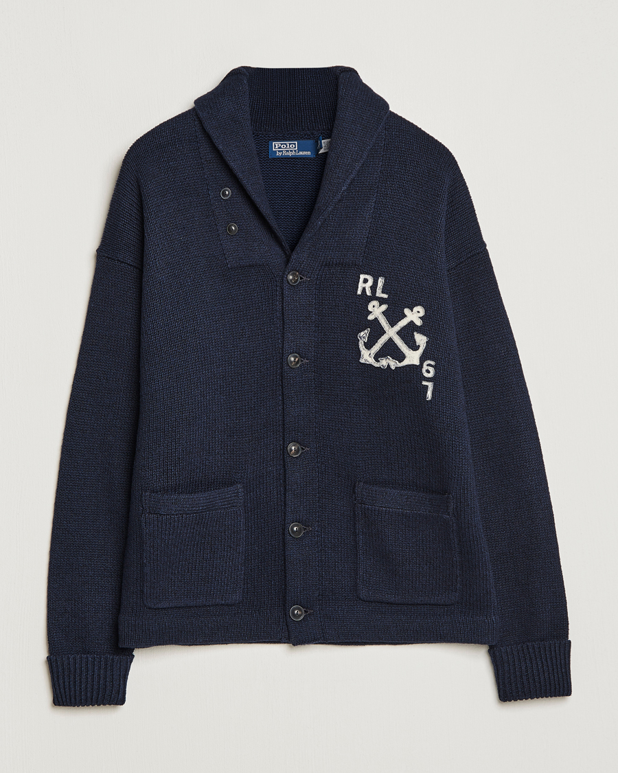 Herr | Tröjor | Polo Ralph Lauren | RL Knitted Cardigan Navy