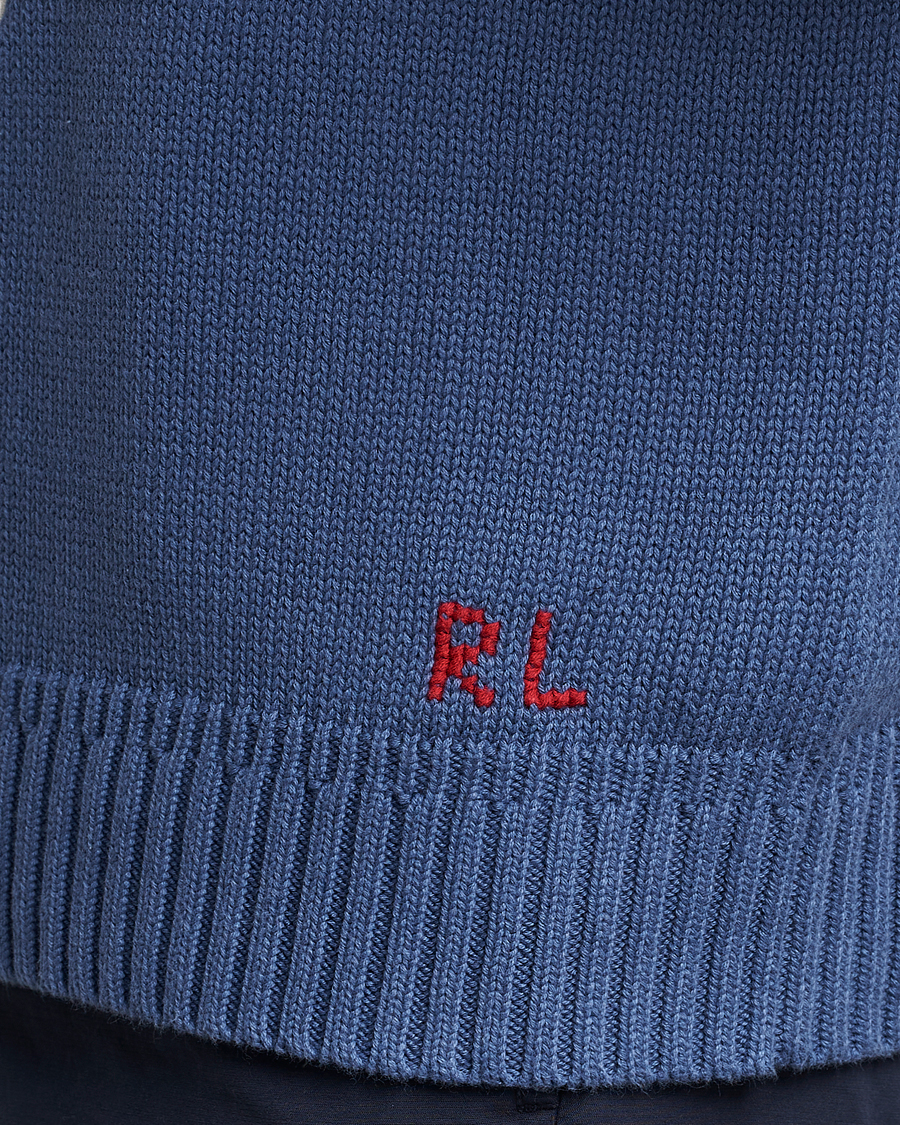 Herr | Tröjor | Polo Ralph Lauren | Cotton Knitted Bear Sweater Blue Haven