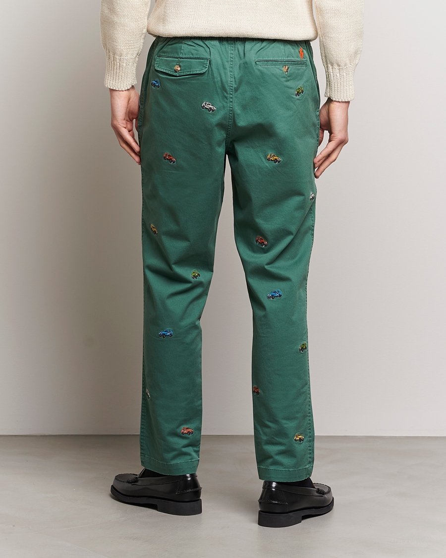 Herr | Byxor | Polo Ralph Lauren | Prepster Twill Printed Jeeps Pants Washed Forest