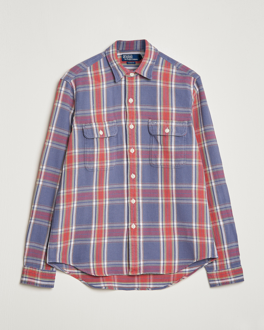 Herr | Skjortor | Polo Ralph Lauren | Classic Fit Checked Shirt Blue/Red