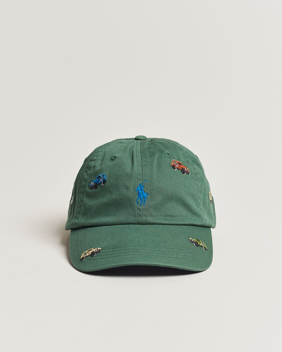 Herr | Polo Ralph Lauren Twill Printed Jeeps Sports Cap Washed Forest | Polo Ralph Lauren | Twill Printed Jeeps Sports Cap Washed Forest