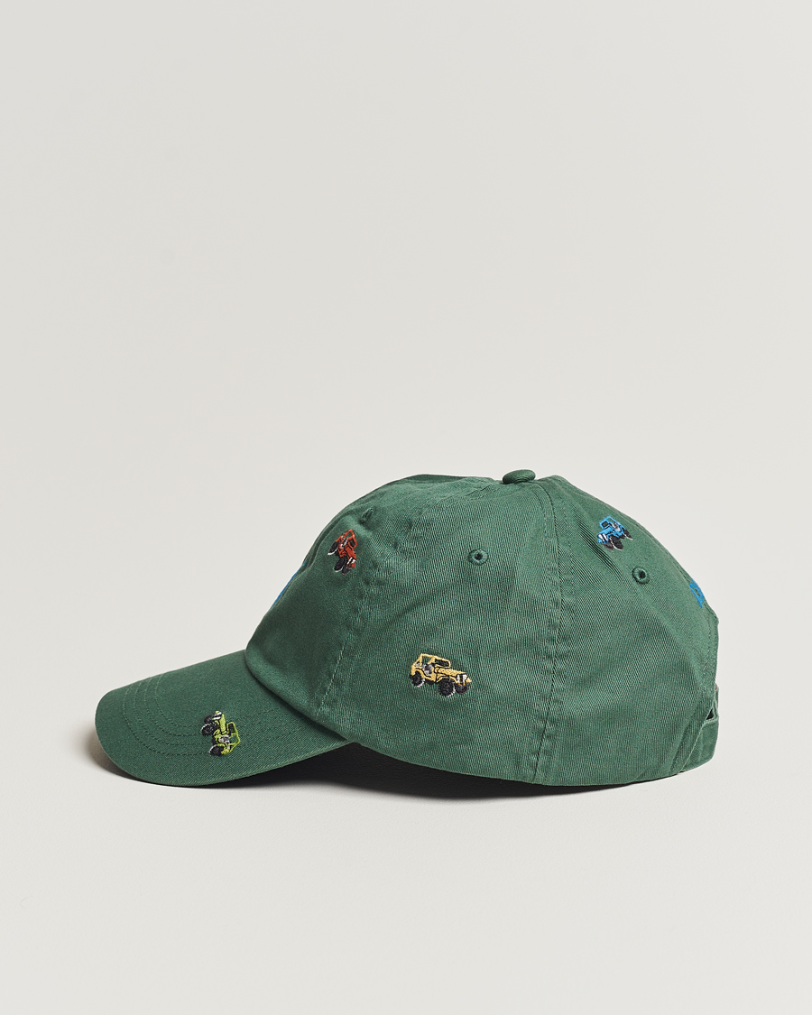 Herr | Polo Ralph Lauren Twill Printed Jeeps Sports Cap Washed Forest | Polo Ralph Lauren | Twill Printed Jeeps Sports Cap Washed Forest
