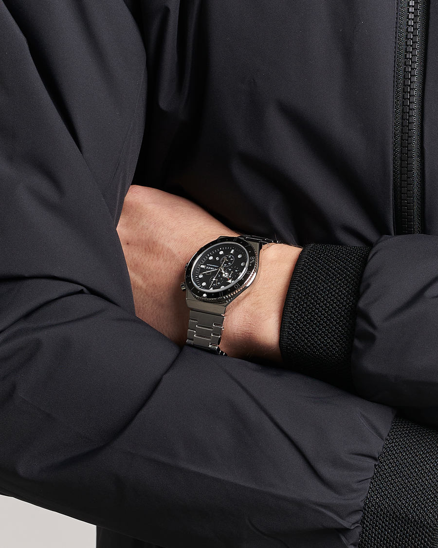 Herr | Timex Time Zone Chronograph 40mm Black Dial | Timex | Time Zone Chronograph 40mm Black Dial