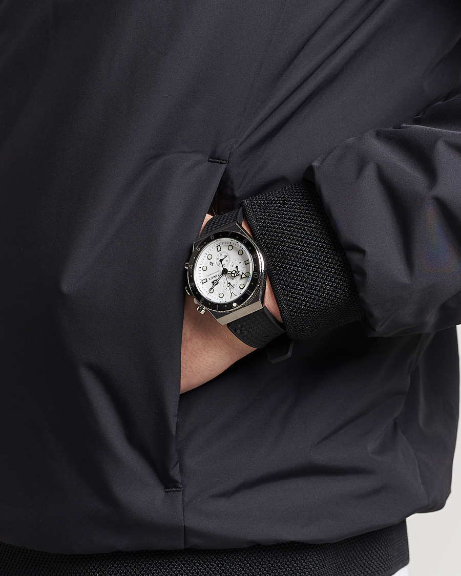 Herr | Timex Time Zone Chronograph 40mm White Dial | Timex | Time Zone Chronograph 40mm White Dial