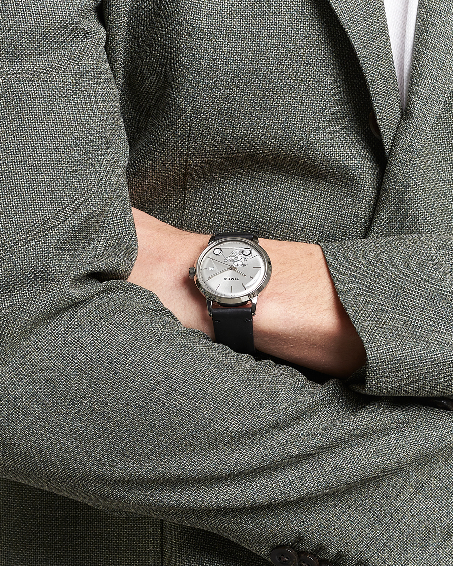 Herr | Timex Marlin Automatic Snoopy Easy Rider 40mm Black | Timex | Marlin Automatic Snoopy Easy Rider 40mm Black