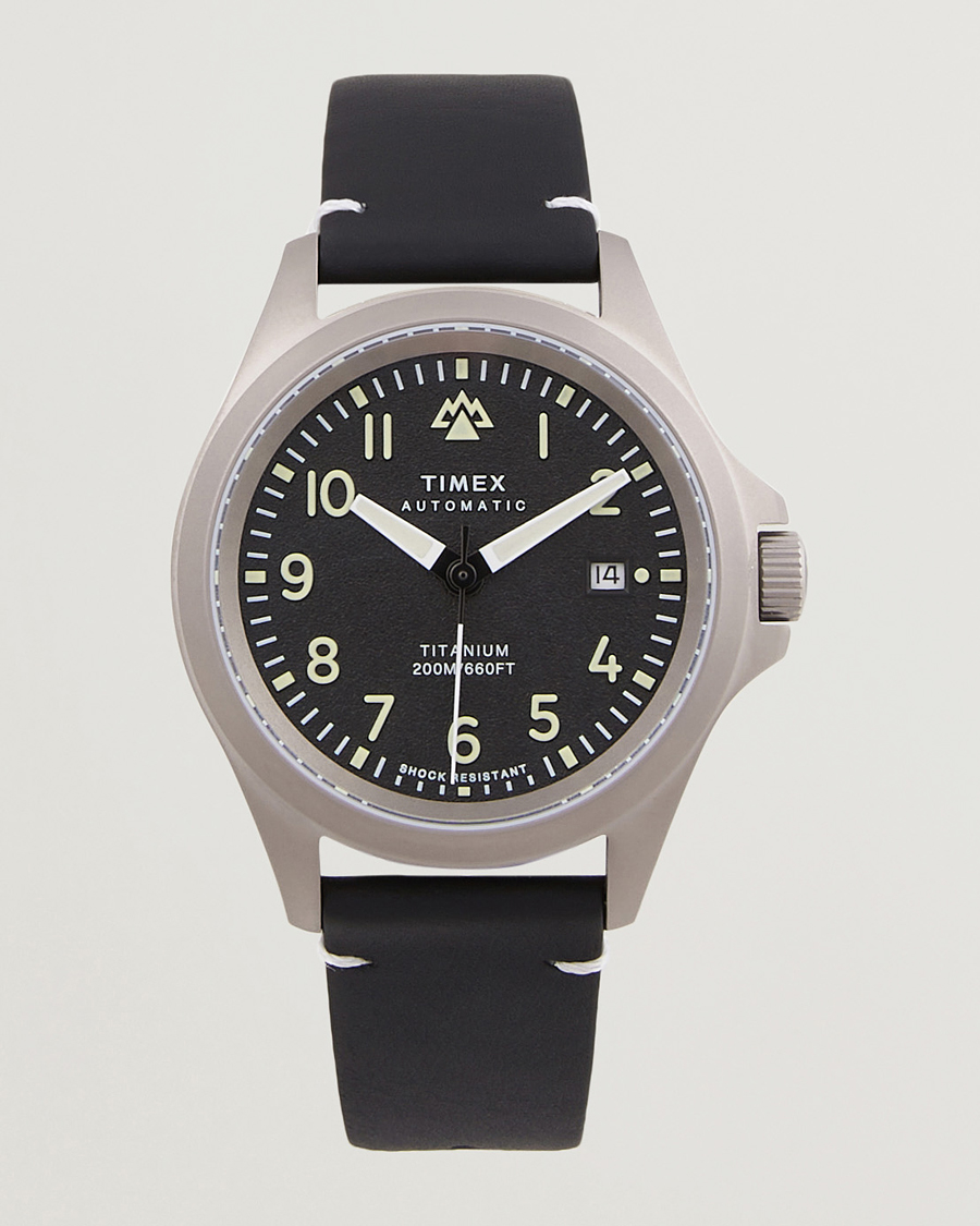 Herr | Timex Expedition North Automatic Titanium 41mm Black Dial | Timex | Expedition North Automatic Titanium 41mm Black Dial