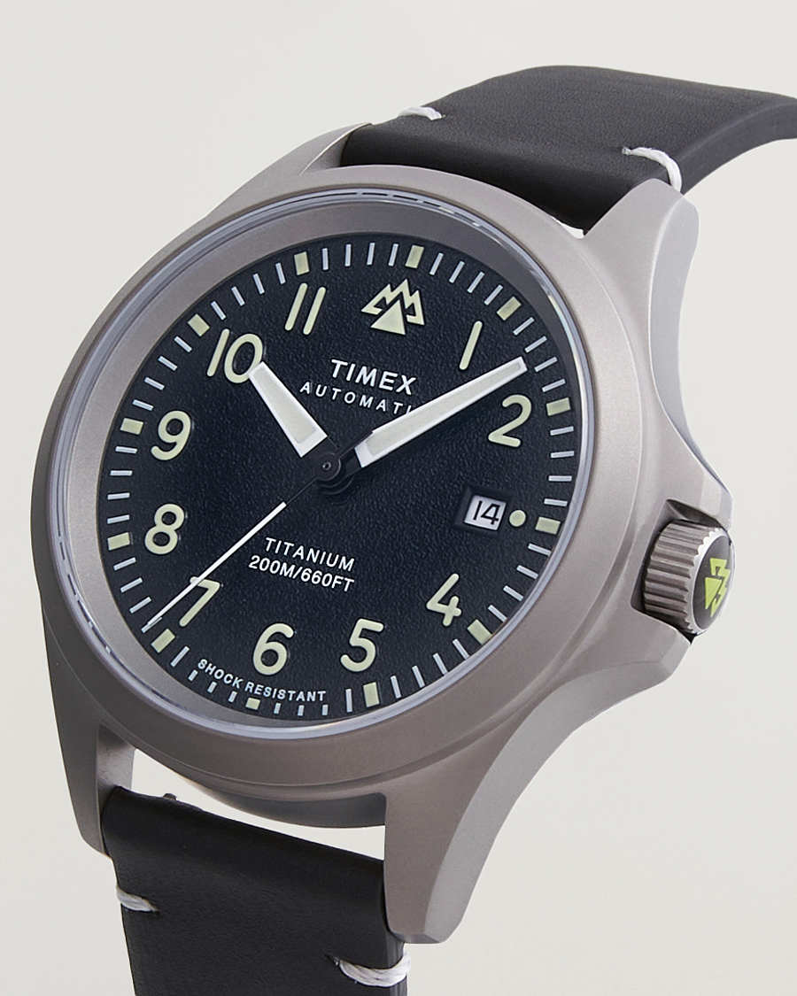 Herr | Timex Expedition North Automatic Titanium 41mm Black Dial | Timex | Expedition North Automatic Titanium 41mm Black Dial